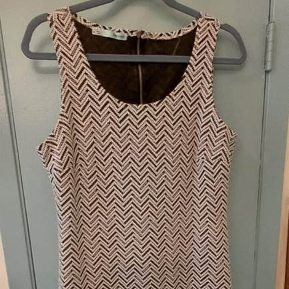 Grey & White Dress, Size M